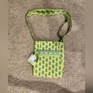 Vera Bradley Green Elephants Crossbody Purse